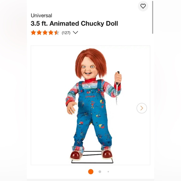 Halloween Animated Chucky Doll - Picture 2 of 5